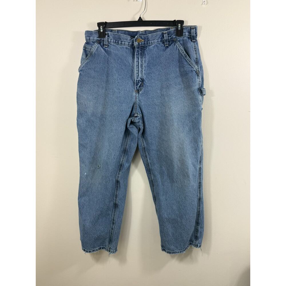 Carhartt Carpenter Jeans Men’s 38x28 Baggy Grunge Workwear Skater Distressed